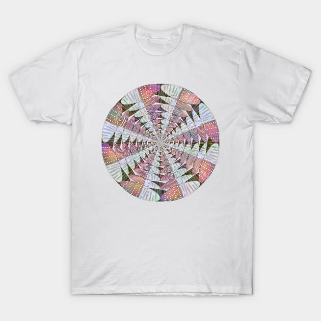 Crazy Speckled Mandala - Intricate Digital Illustration, Colorful Vibrant and Eye-catching Design, Perfect gift idea for printing on shirts, wall art, home decor, stationary, phone cases and more. T-Shirt by cherdoodles